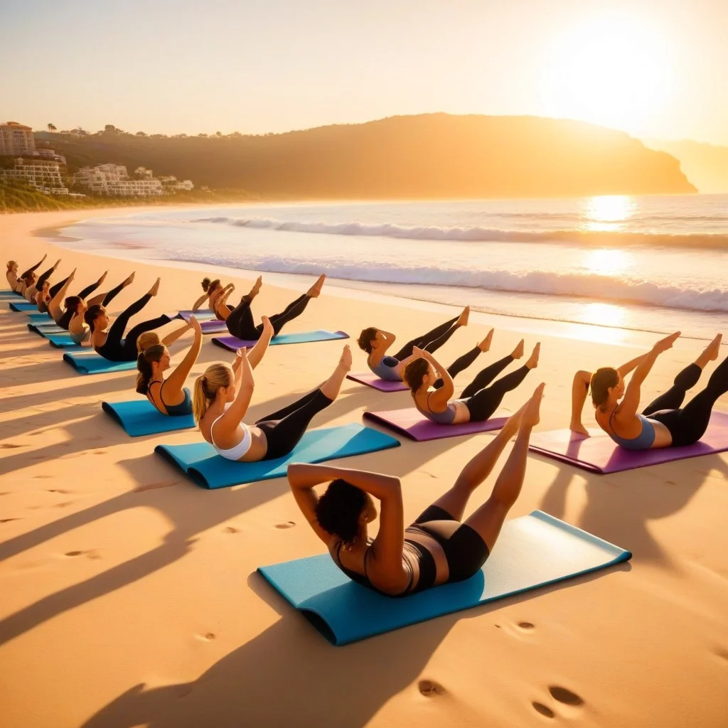 Beach Pilates à Canet : le secret des muscles profonds, sans une goutte de sueur