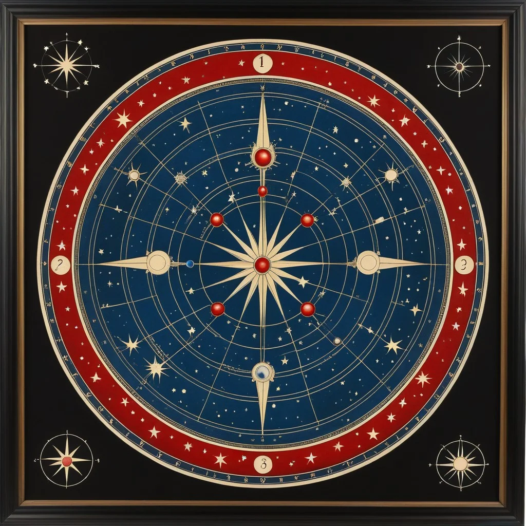 Ancien télescope en cuivre et bois, rouillé mais encore fonctionnel, posé sur un socle de pierre usée par le temps. Lentilles légèrement voilées, guidon en laiton terni, sans personne à côté. Fond : ciel d’été, étoiles visibles.